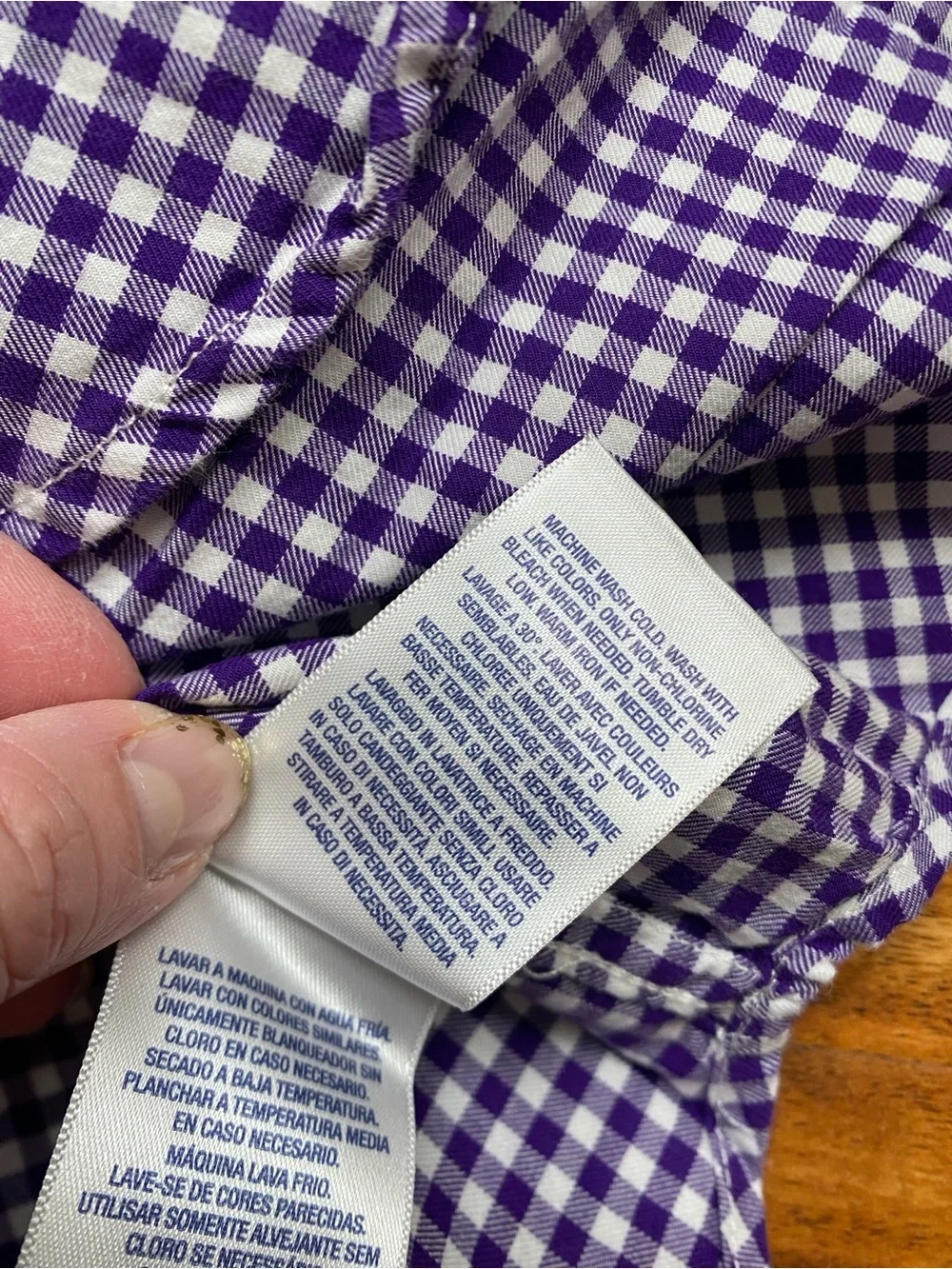Ralph Lauren partial button